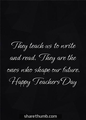 a good teachers day message